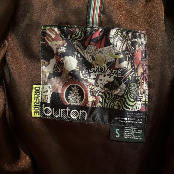 Burton Women's Snow Ski Cherish Jacket Coat Red‎ Dryride Size Small - Picture 3 of 9